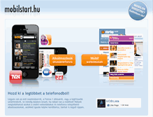 Tablet Screenshot of mobilstart.hu